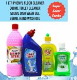 DropSter Cleaning essentials combo set of 4 (2.250 LTR)