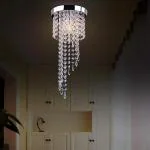 Crysta World White K9 Crystal Chandelier
