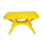 Mango Yellow Plastic Dining Table