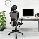 MRC EXECUTIVE CHAIRS ALWAYS INSPIRING MORE Butterfly Ergonomic High-Back Mesh Home and Office Chair, Study Chair, Revolving Chair, Computer Chair for Work from Home [Black] (Butterfly, High Back)