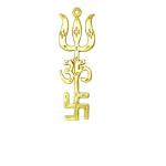 SoilMade Trishakti As Swastik Trishul OM Symbol Size Aprrox 8 CM