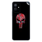 GADGETSWRAP Printed Vinyl Skin Sticker for Vivo T1 - Punisher Skull Guns