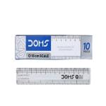 Doms Q Series 15cm Transparent Scale Pack of 10 Pieces