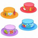Crackles DIY Stitch And Stick Eva Foam Hat For Kids Art And Craft (Pack Of 1)