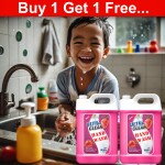 KYARA DREAMS Hand Wash Liquid pink 10Liter Skincare Moisturizing| Antibacterial Formula | 100% Vegan