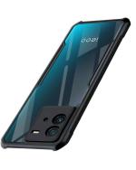 MULTRONICS Black Polycarbonate Thermoplastic Polyurethane Shockproof Crystal Clear Back Cover Case for iQOO Neo 6 5G