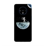 GADGETSWRAP Printed Vinyl Skin Sticker for Oneplus 7T - Moon Shredding