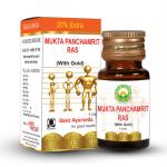 Basic Ayurveda Mukta Panchamrit Ras 6 Tablets