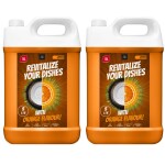 BLISS & BLUSH Dish wash Liquid orange 10Liter Leaves No Residue, Grease Cleaner For All Utensils