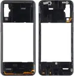 PURPLESAVVY Black Plastic Middle Frame Back Panel For Samsung Galaxy A50