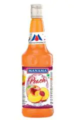 Manama Peach Syrup, Mixer for Mocktails and Cocktails (750ML)