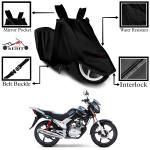 Aashtik Mart Honda CB125 Motorcycle Bike Scooty Cover Black Colour Water Resistant - UV Protection & Dust Proof Imported Fabric Quality,Sun Protection,Weather Bike - Scooty Two Wheeler Body CoverHonda CB125