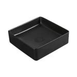 PARRYWARE NIGHTLIFE Series Table Top WASH BASIN (Black) | 370x370x130mm, Square | Ceramic Basin/Sink for Bathroom, Living Room | Table / Counter Top | C89507C