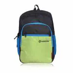 Harissons Bags Multicolor Polyester BRAVO DX Laptop Backpack 26 L (HB1081BLACKGREENBLUE)
