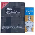 GIRIK MC Male Extra + Vigrx Oil Combo (60Capsules +30ml) (1Pack)