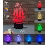 NAVEED ARTS Factory Outlet TL088 PUBG Fan Collectible Game ON 7 Colour Changing LED Lamp