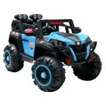 BUMTUM Jeep Ride On Toy For Kids | Battery Operated Car With Light & Music | Baby Big Battery Car | Electric Jeep Car For Boys & Girls (Blue)
