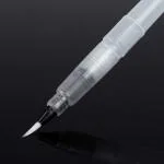 Qatalitic 1 Piece White Refillable Water Brush Pen For Watercolor Painting &Amp; Various Other Purpose White Paint Brush Sets