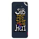 GADGETSWRAP Printed Vinyl Skin Sticker for Asus Rog Phone 5 - sab-moh-maya-hai