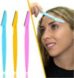 OPTRA-Felicechiara Tinkle Eyebrow Razor Facial Hair Remover Trimmer Sharp Mini Makeup Shape (Set Of 3)