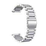 LIDDU Stainless Steel Smart Watch Strap for Fastrack Reflex Curve (Silver)