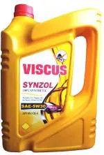 VISCUS SYNZOL 5W30 SN/CK-4 100 % Synthetic BS-6 Engine Oil (4 L) for Diesel/Petrol/CNG Car, Jeep, SUVS etc.