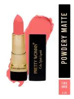 Pretty Woman Color Splash Powdery Matte Vibrant Lipstick Hot Pink Fire Down Shade 18, 4.2g