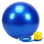 OJS Gym Ball for Exercise and Yoga for Men Women with Pump, Anti Burst Swiss Birthing Ball for Workout & Fitness. Stability Ball . Exercise Ball Usable in Home & Gym 75 cm, Blue