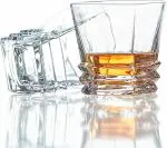 otak (Pack of 2) jumper Whiskey Barware Drinking Glasses for Whisky, Bourbon Scotch Liquor Wine Cocktail Glass Set Cocktail Glass (300 ml, Glass, Clear)