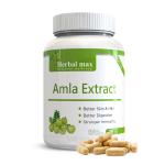 Herbal max Amla Extract for Skin & Hair Care with Stronger Immunity - 30 Veg Caps (Pack Of 1)
