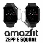 FCS Smart Watch Screen Guard For Amazfit Zepp E Square | Ultrathin 0.125 mm Flexible Screen Protector ( Pack of 2 )
