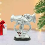 pujaNpujari Love Couple Ring Showpiece Statue Gift for Valentine Day/Gifts for Marriage Couple