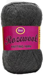 Simi Enterprise Light Mouse Grey Wool Rosemary Wool Ball Hand Knitting Wool, Art Craft Soft Fingering Crochet Hook Yarn, Needle Knitting Yarn Thread Dyed-Yb Art-Aafa, 200 G