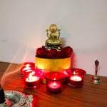 Blissful Decors Traditional Metal Handmade Maa Laxmi Idol