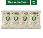 Goshudh White Till 4 kg (1Kg X 4 Pack)