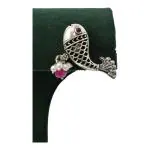 CHAITANYA EMPORIUM eye catchy fish design silver studs