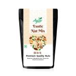 Agile Organic Exotic Nut Mix 100g | Premium Mixed Nuts | Hazelnut | Brazil Nut | Pecan Nut | Macadamia Nut | Pine Nut | mix nuts 100gm