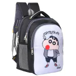 DIAMODIS FASHION Shin-chan Cartoon Backpack, Stylish, Shoulder Bag, Business Rucksack, Men's, Large Capacity, Multi-functional, PC Bag | Black
