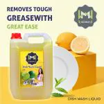 MIZZIWASH Dish Cleaning Gel Non Acidic Dish-washing Detergent-yellow(5ltr) Dish Cleaning Gel