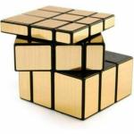 Zyamalox Multicolor Plastic High Speed Gold Mirror Magic Cube Toy