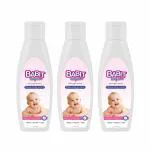 Babit Baby Care Ultra Light Moisturising Body Lotion Combo Pack of 3 (100g Each) with Jojoba & Olive Oil|Paraben Free Formula|Daily Baby Moisturizing Body Lotion|Softening & Soothing