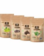 VEDICINE Pure And Natural Amla Reetha Shikakai Bhringraj Powder for Hair Mask (75gmx4)