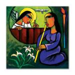 Tamatina Multicolor Advent In Art Abstract Modern Art Canvas Painting - 60X60 Inch