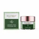 ROOTNEST Green Tea Cleanser Gel Cleansing Face Wash For Oily Skin | With Glycolic Acid | Fights Acne, Controls Excess Oil | Removes Dead Skin Cells | Gentle & Non-Drying | Women & Men | 100% Vegan | 50 GM