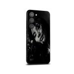 GADGETSWRAP Printed Vinyl Skin Sticker for Samsung Galaxy S23 - gray scale woman