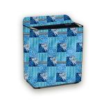 HIZING Waterproof washing machine cover Ideal for Godrej 12 Kg Semi-Automatic Top Loading (WSAXIS VX 120 5.0 TB3 ROPK) Floral blue print