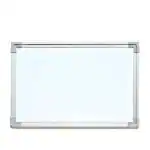 CHANDRIKA PRASAD & SONS White Board (2 in 1) Non-Magnetic, Whiteboard Heavy Duty Aluminium Frame (Pack of 1) (1.5x2)