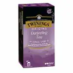 Twinings Darjeeling Tea, 25 Teabags, Premium Black Tea, Twinings Origins, Light strength, Delicate and Subtle