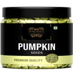 NUTRI PETALS Pumpkin Seeds| Edible Raw Seeds| Organic and Crunchy Pumpkin Seeds for Eating Jar pack 400 gram