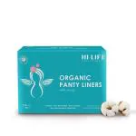 Hi Life Organic Panty liners | Daily Liners Super-Soft Cotton Panty Liners with wings | Pack - 50